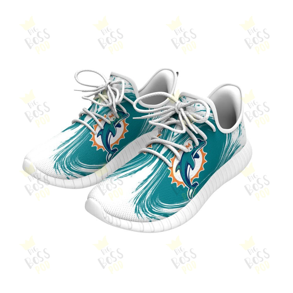 Miami Dolphins Tornado Primary Dark Painting Gift For Dolphins Fans Sport Running Sneakers Shoes