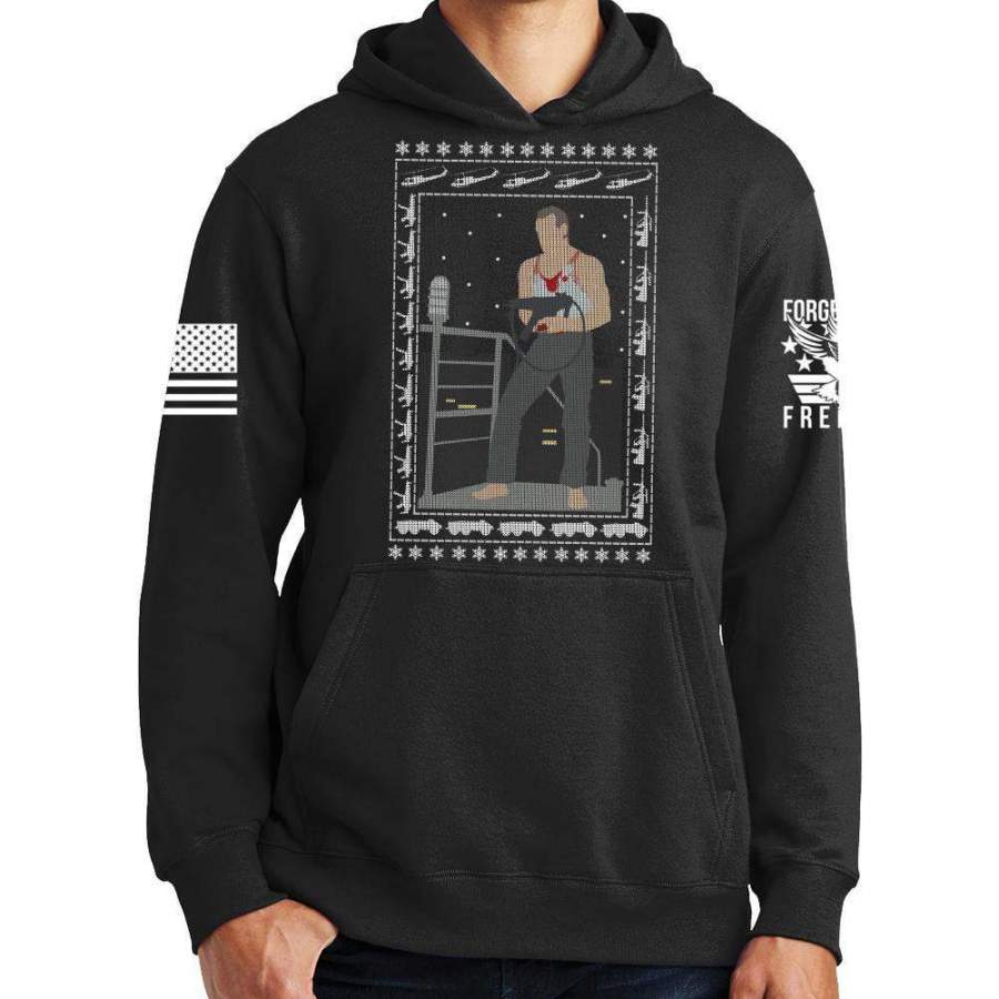 John McLane Ugly Christmas Hoodie