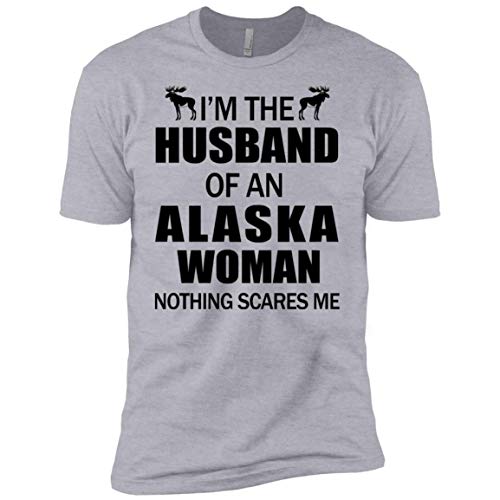 I’m The Husband Of An Alaska Woman Nothing Scares Me Standard Men T-shirt