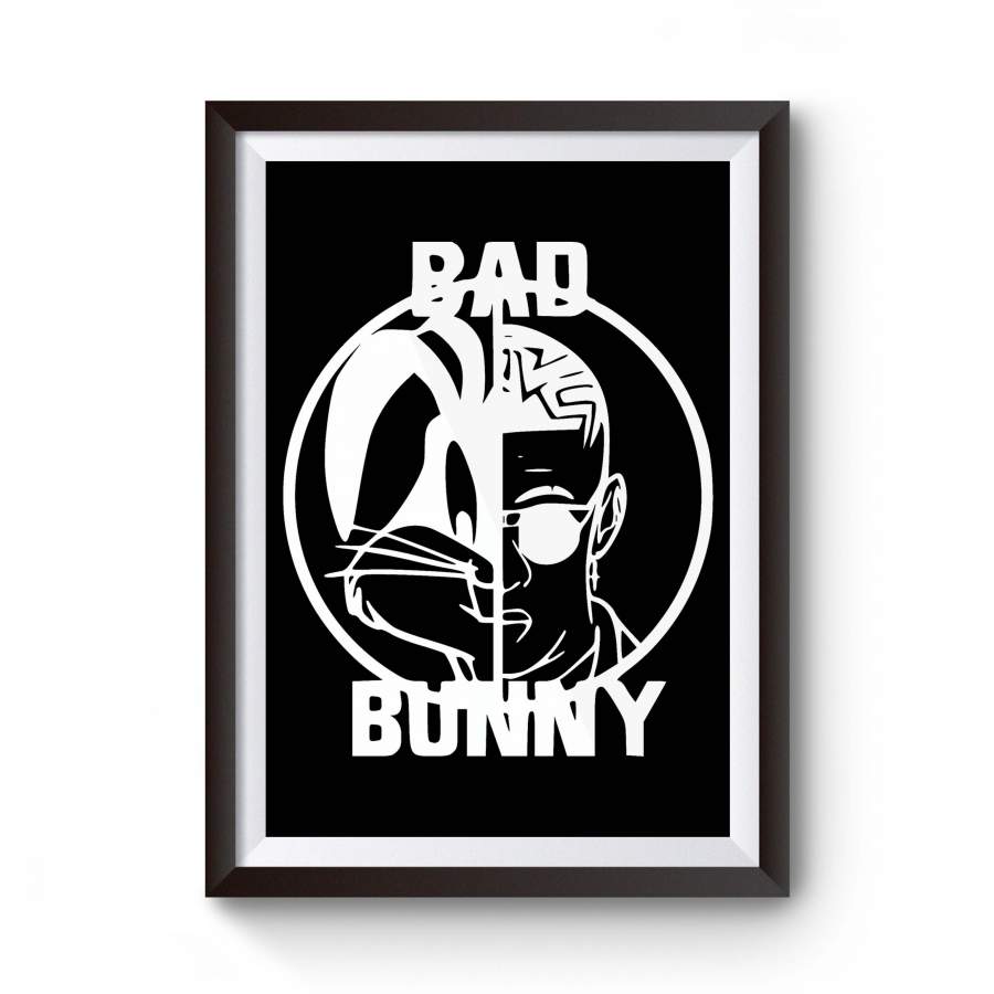 Bad Bunny El Conejo Malo Reggaeton Boricua Puerto Rico Poster