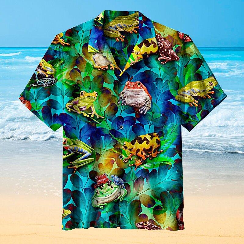 Tropical Rain Frog Hawaiian Shirt | For Men & Women | Adult | Hw7768