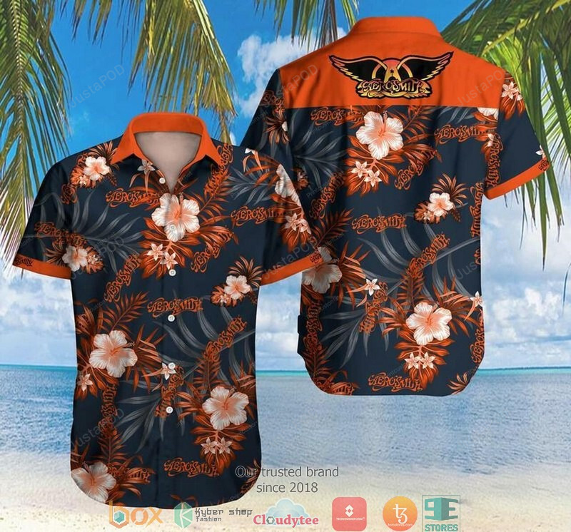 Aerosmith Short Sleeve Hawaiian Shirt