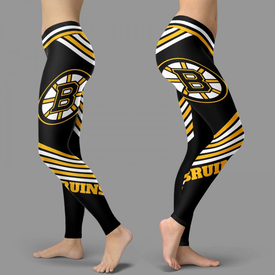 Straight Cute Beautiful Attractive Boston Bruins Leggings