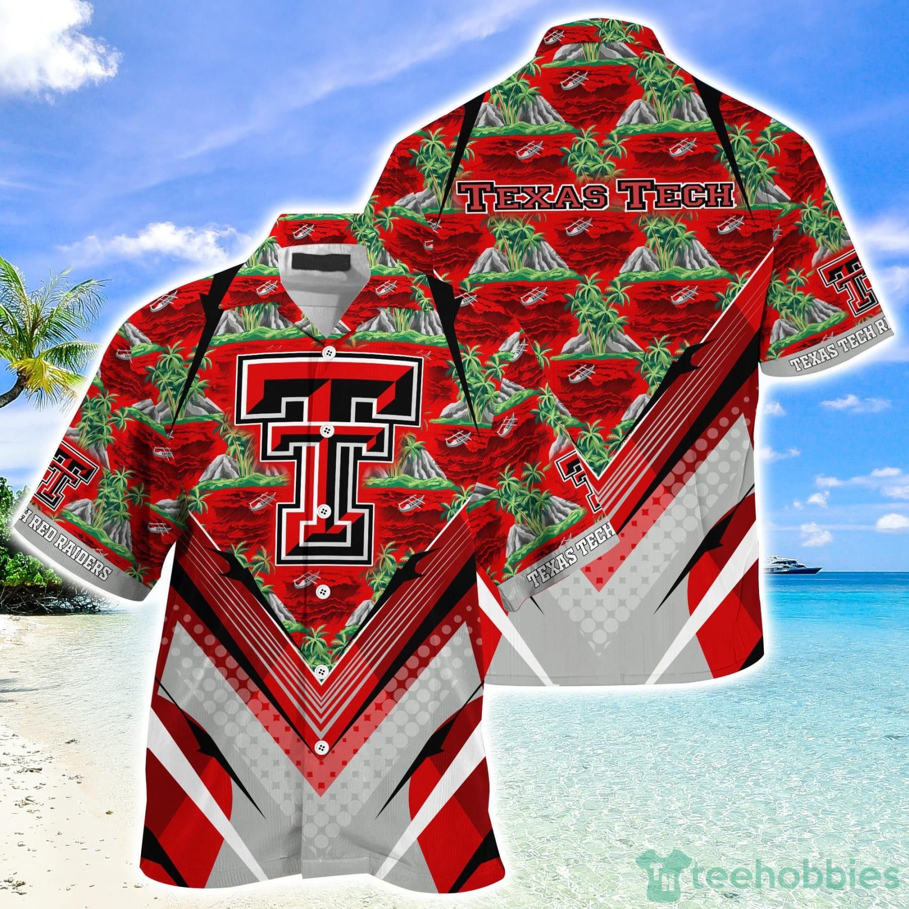 NCCA Texas Tech Red Raiders Tropical Summer Trendy Hawaiian Shirt Aloha Shirt