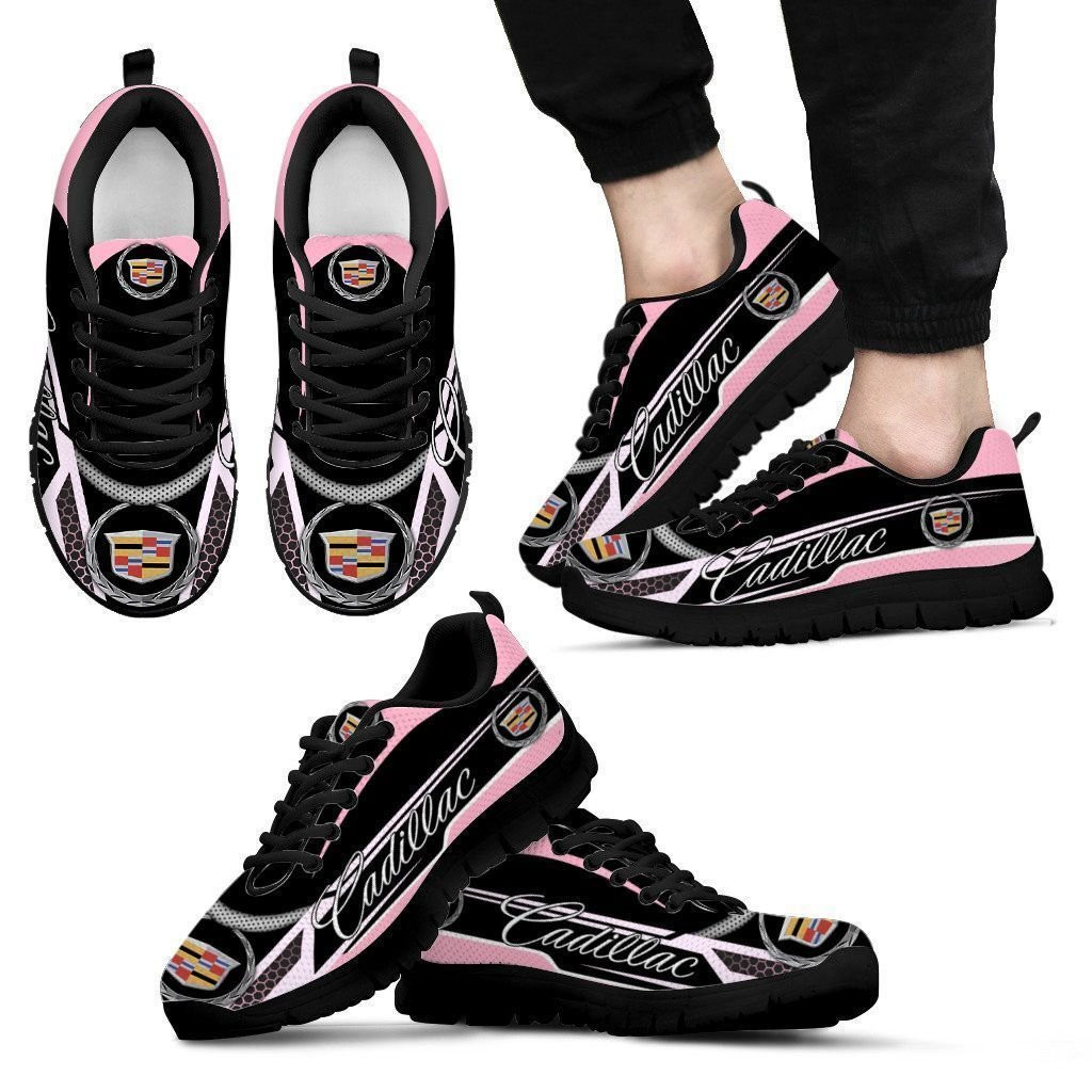 3D Printed Cadillac Sneakers For Men & Women Ver3 (Pink)