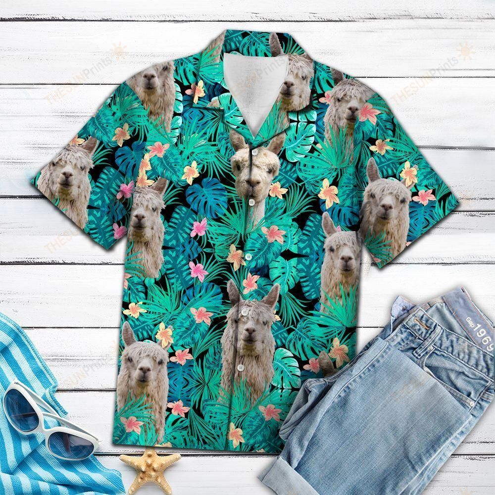 Alpacas Tropical Hawaiian Shirt Ha1262