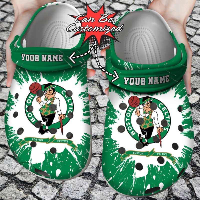 Basketball Personalized BCeltics Team Clog Shoes