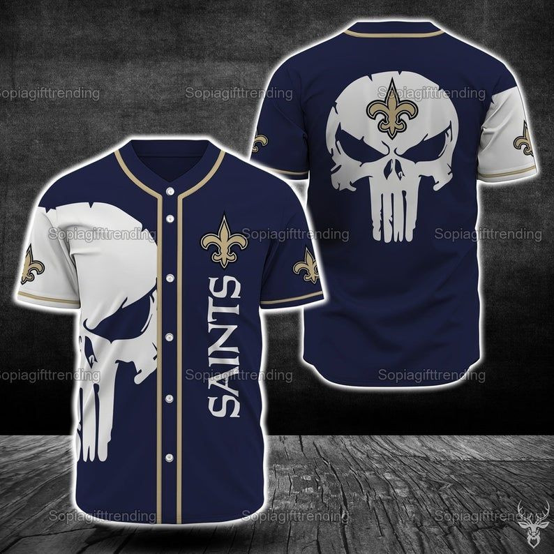 New Orleans Saints All Over Print Baseball Jersey For Fans – Baseball Jersey Lf