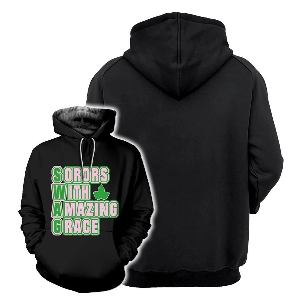 Greek Life Hoodie – Amazing Grace Alpha Kappa Alpha Pullover