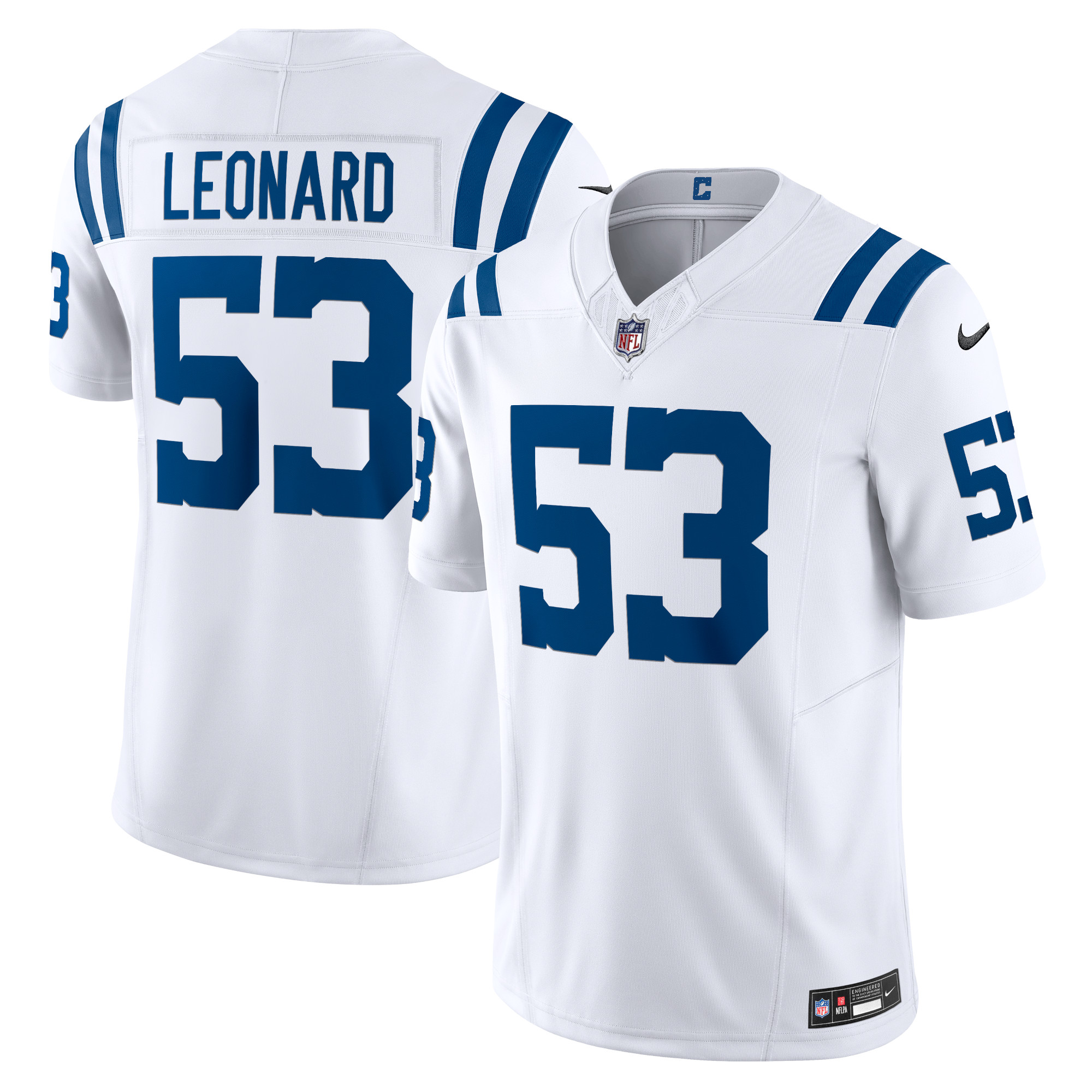 Shaquille Leonard Indianapolis Colts Vapor F.U.S.E. Limited Jersey – White