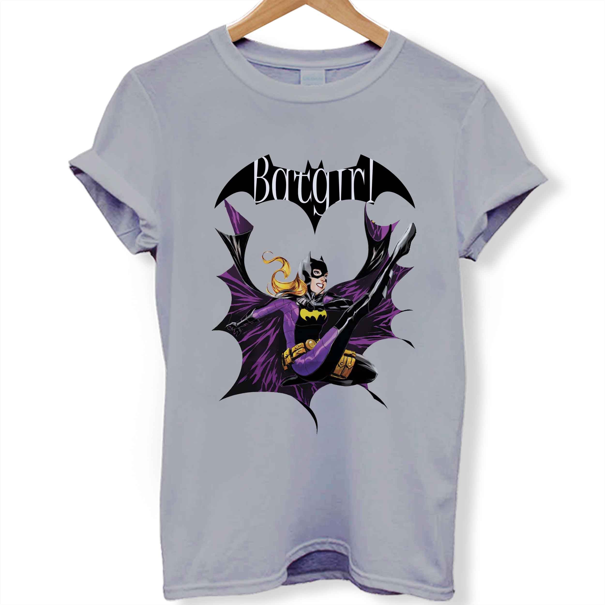 Batman And Batgirl Action And Smile Women T-Shirt