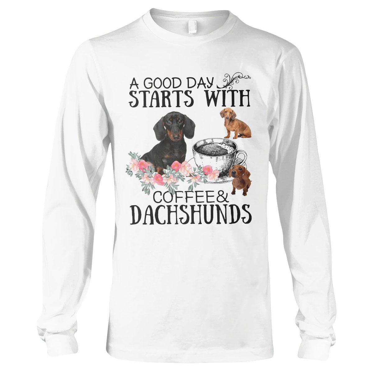 Dachshund Lovers Shirt 12 Ez01 1009 Long Sleeve T-Shirt