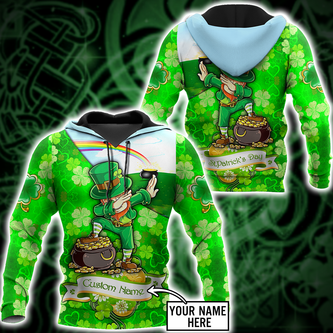 3D All Over Printed  Irish   St Patrick Day Unisex Shirts DD07022102 Custom Name XT