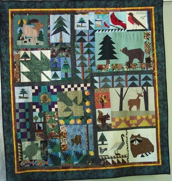 Woodland Animals Clt260652 Quilt Blanket