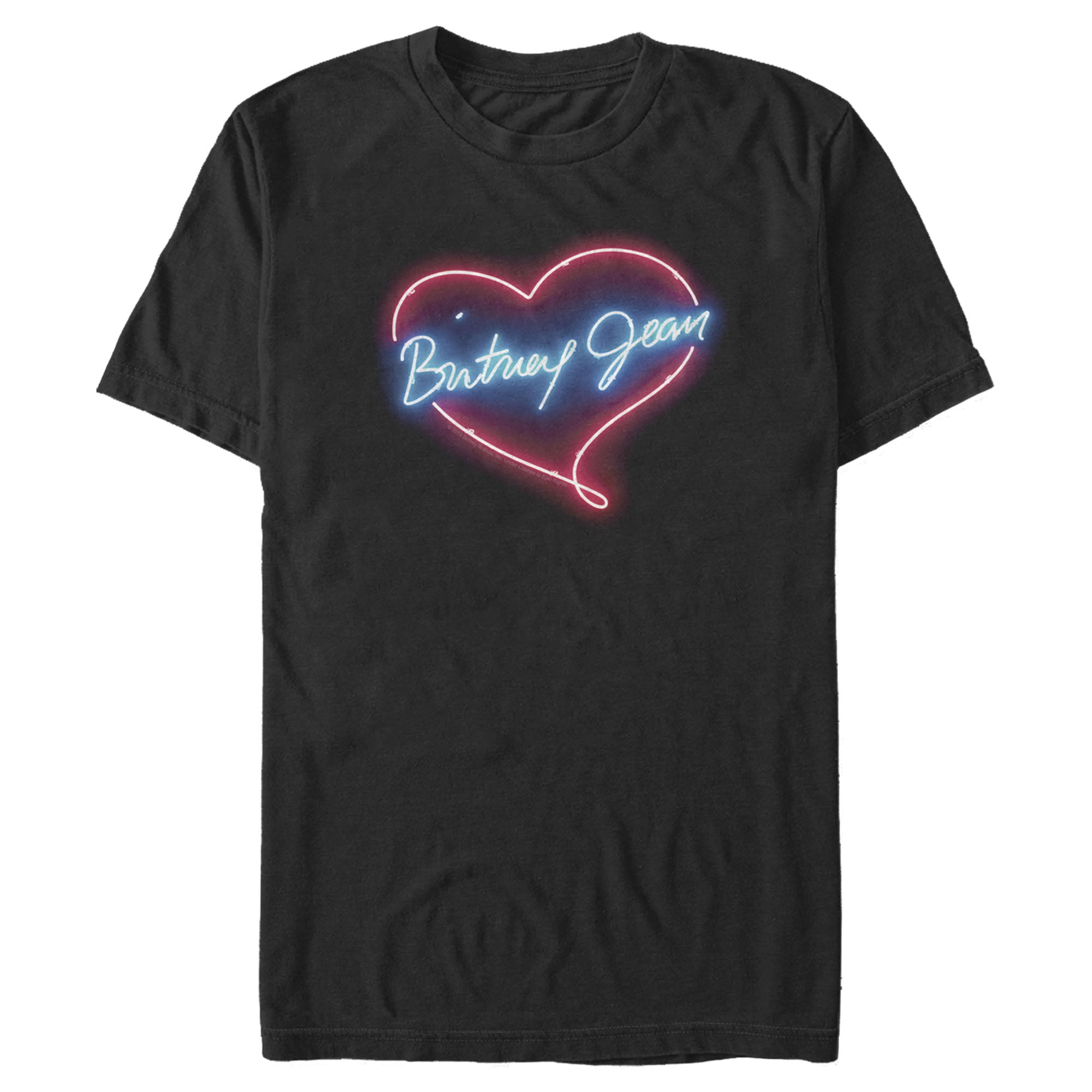 Britney Spears Men’S Jean Neon Heart  T-Shirt