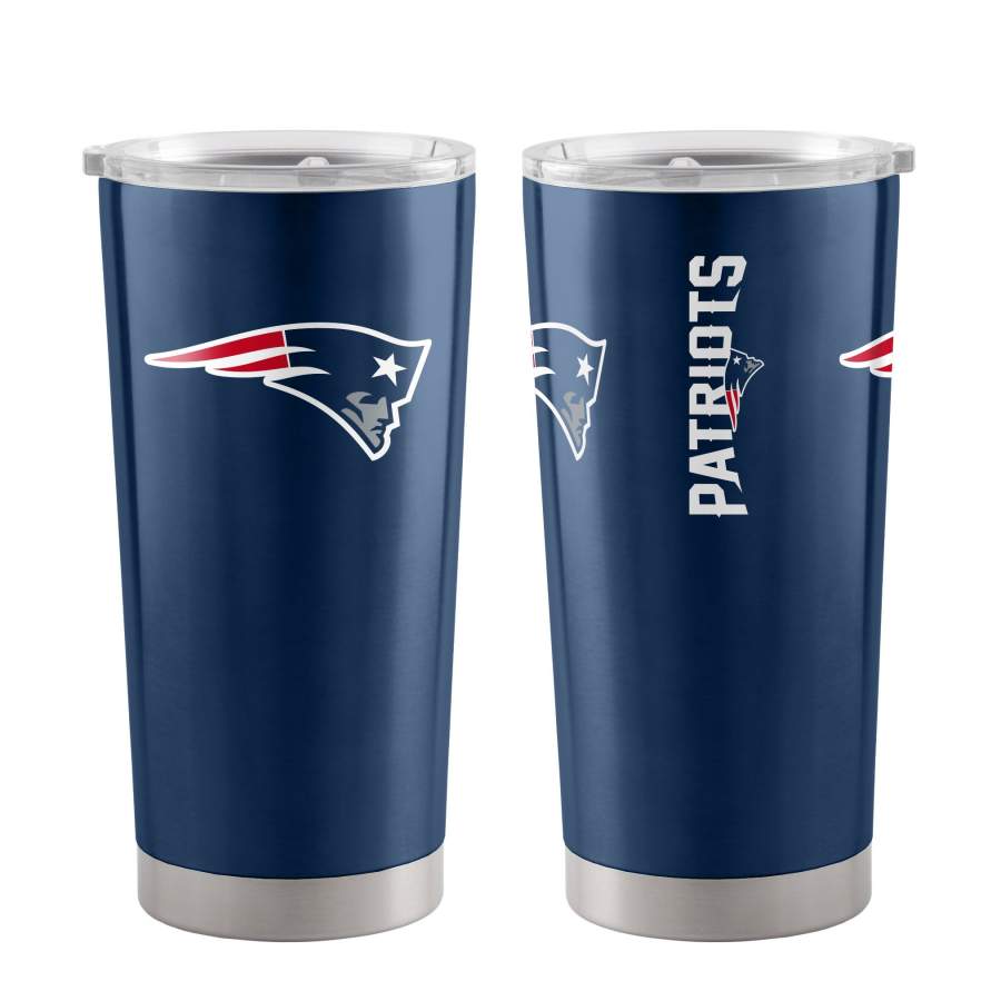 New England Patriots Premium Travel Stainless Steel Insulated Tumbler Cup Ultra Navy