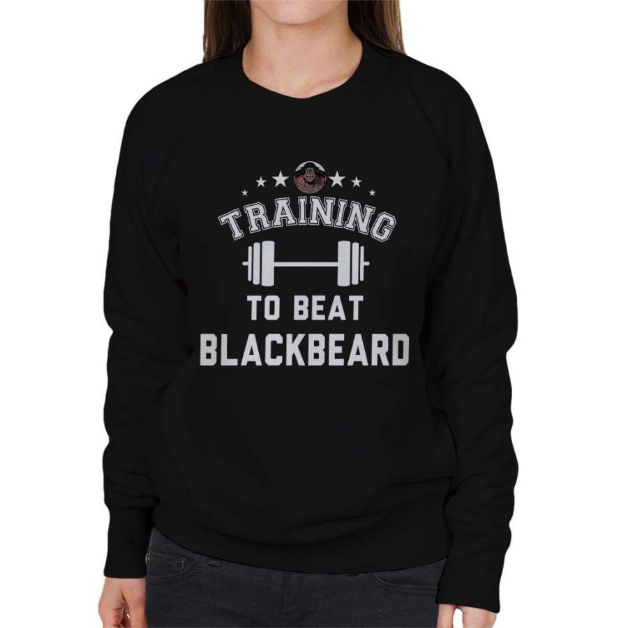 Training To Beat Black Beard One Piece Women’s Sweatshirt