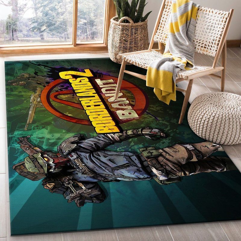 Borderlands Bandt Gaming Area Rug Living Room And Bed Room Rug Christmas Gift Us Decor