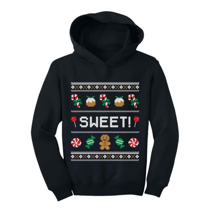 Sweet Candy Ugly Christmas Sweater Toddler Hoodie