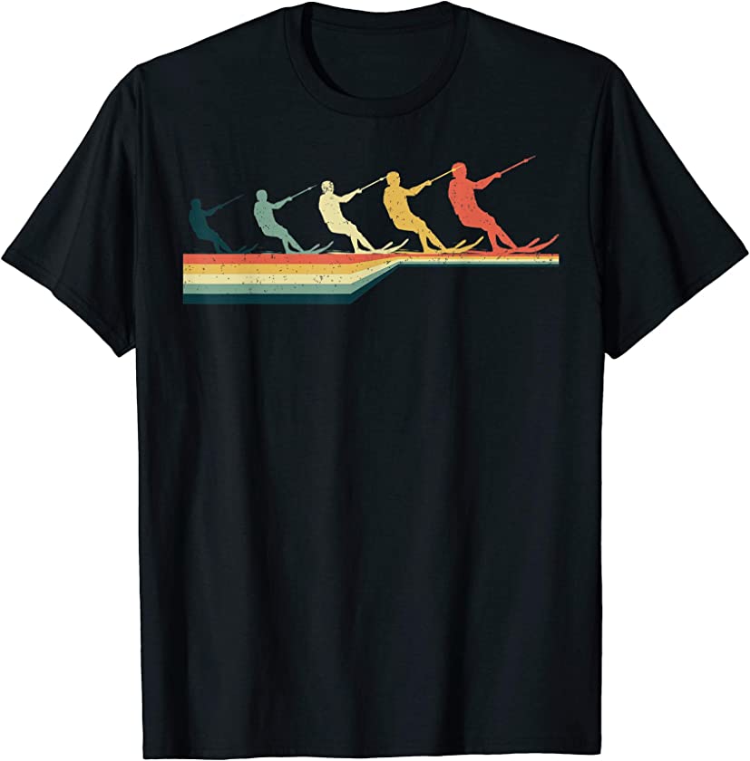 Vintage Retro Style Shirt, WATER SKI T-Shirt