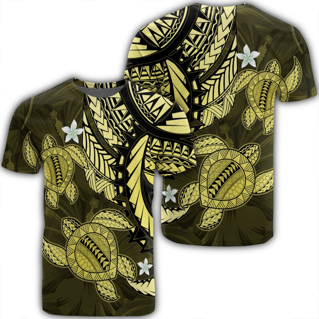 Hawaiian Polynesian Turtle Hibiscus Yelow Ah Ha21555