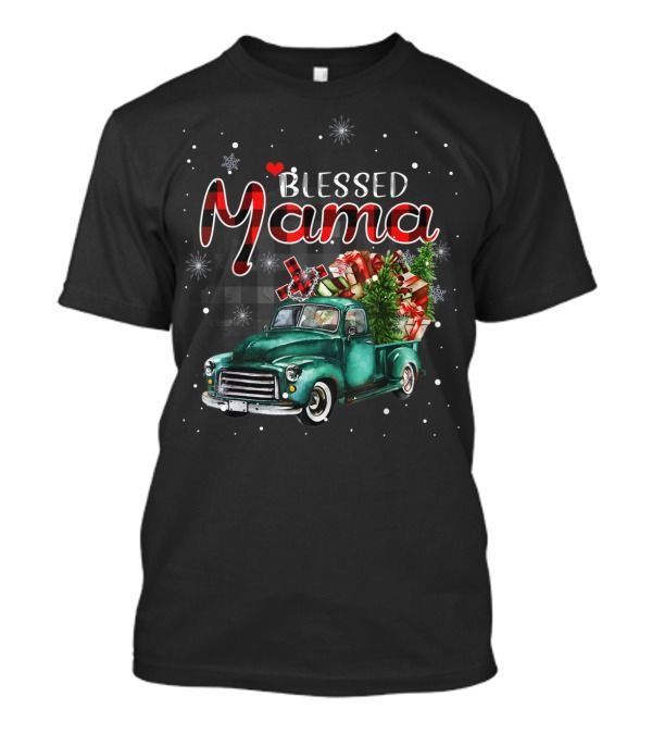 Shop Blessed Mama Red Plaid Christmas Matching Trend Shirt Designed By Donaldmhowedggf Shirt