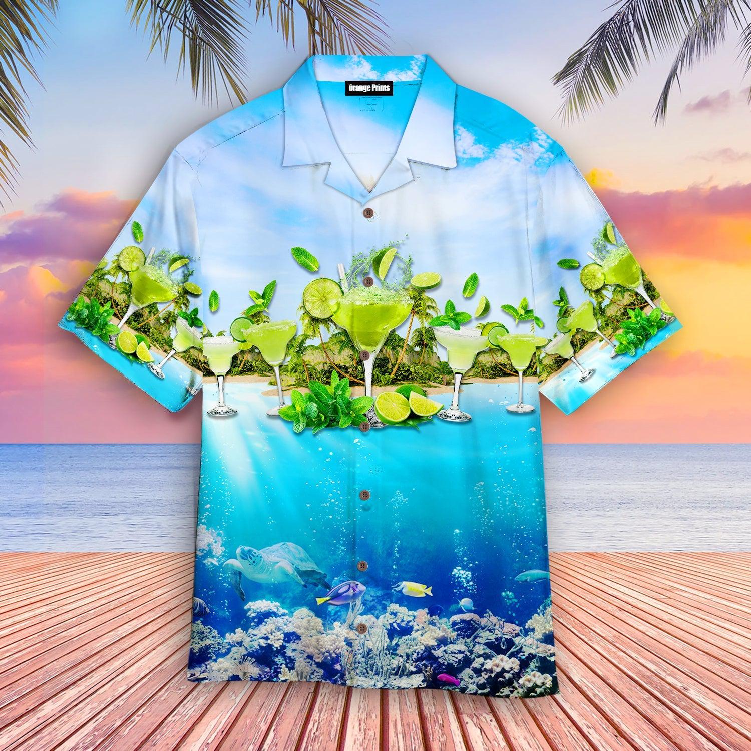 Amazing This Awesome Margarita Blue Ocean Hawaii Shirt For Men Women Ha80345