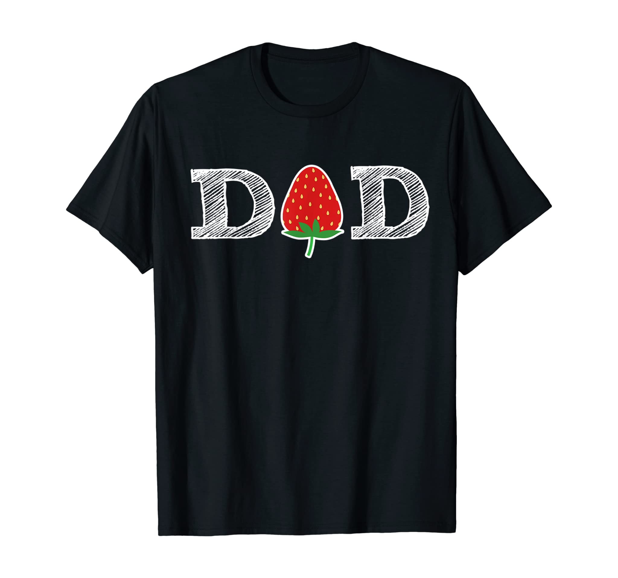 Funny Strawberry Dad Fruit Gift Shirt Berry Father Gift T-Shirt