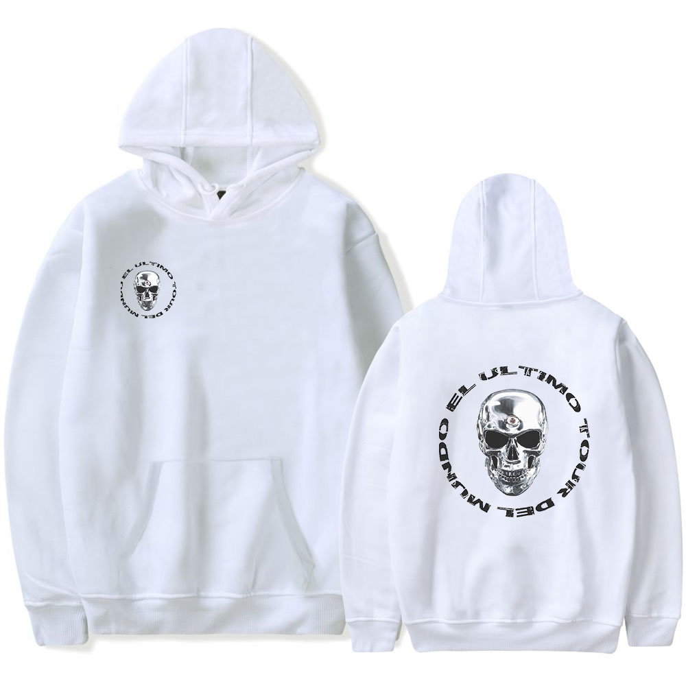 Bad Bunny Skull Pullover Hoodie Dream Team SMP Hoodie Men and Women Harajuku Style Hip-hop Sweatshirt Spring and Autumn alx