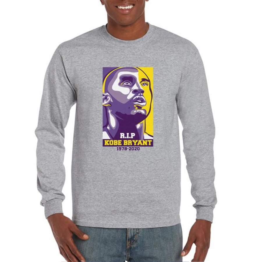 RIP Kobe Bryant Men Long Sleeve T-shirt Tee