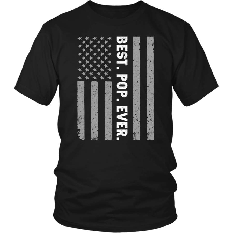 Best Pop Ever Vintage American Flag T Shirt