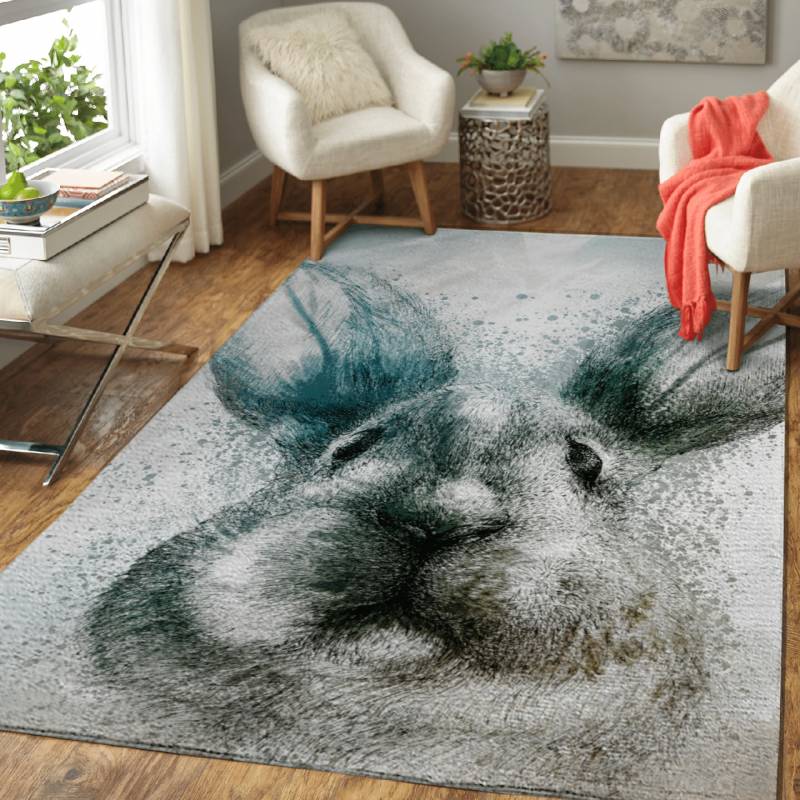 Rabbit – Animals Area Rug Carpet