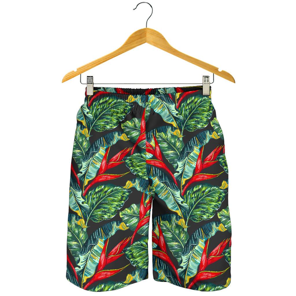 Banana Leaf Hawaii Pattern Print Shorts Ha73427