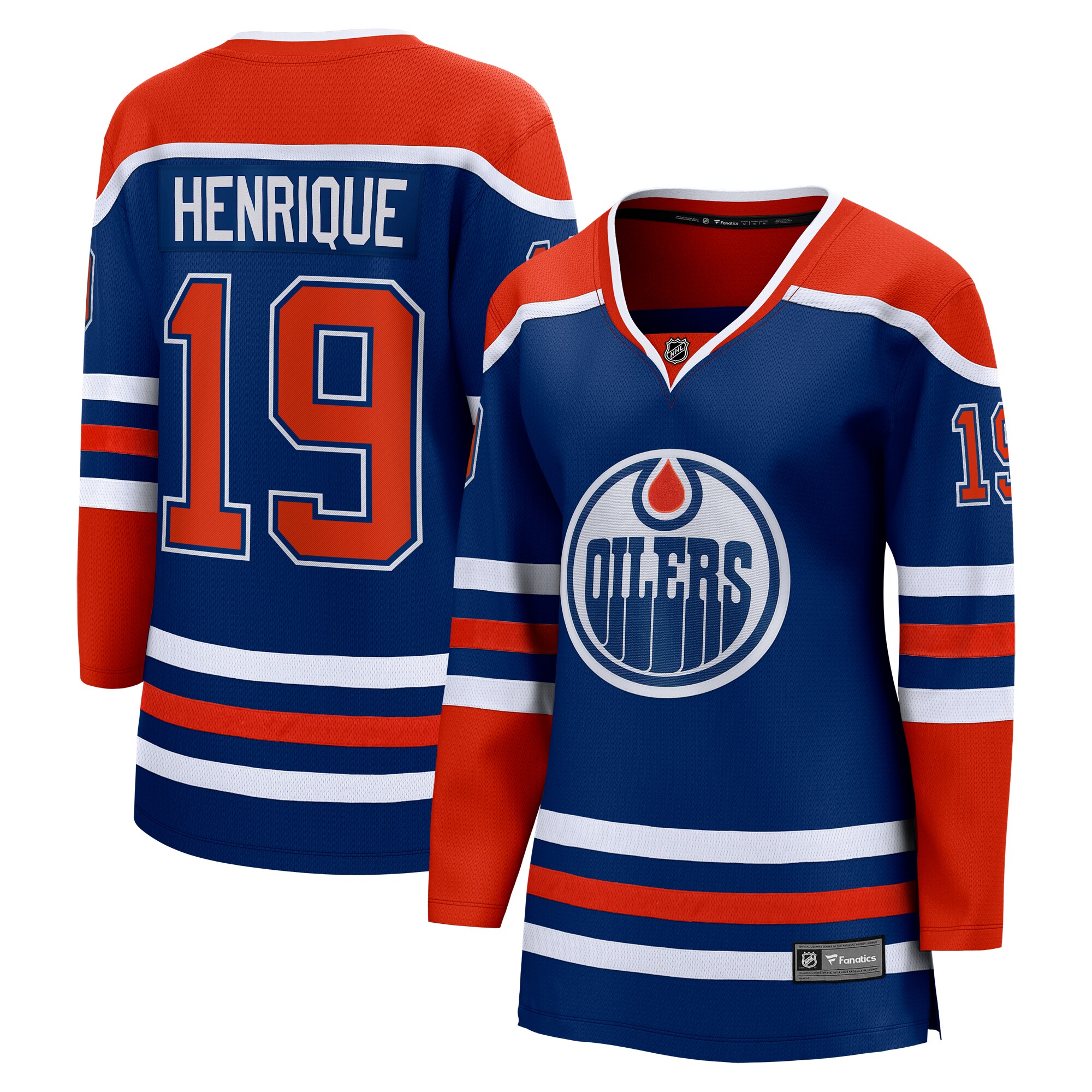 Adam Henrique Edmonton Oilers Branded Women's Home Breakaway Player Jersey – Royal