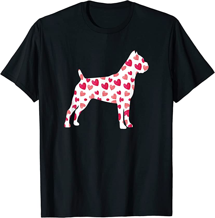 Valentines Day Cane Corso Hearts Puppy Dog Lover T-Shirt