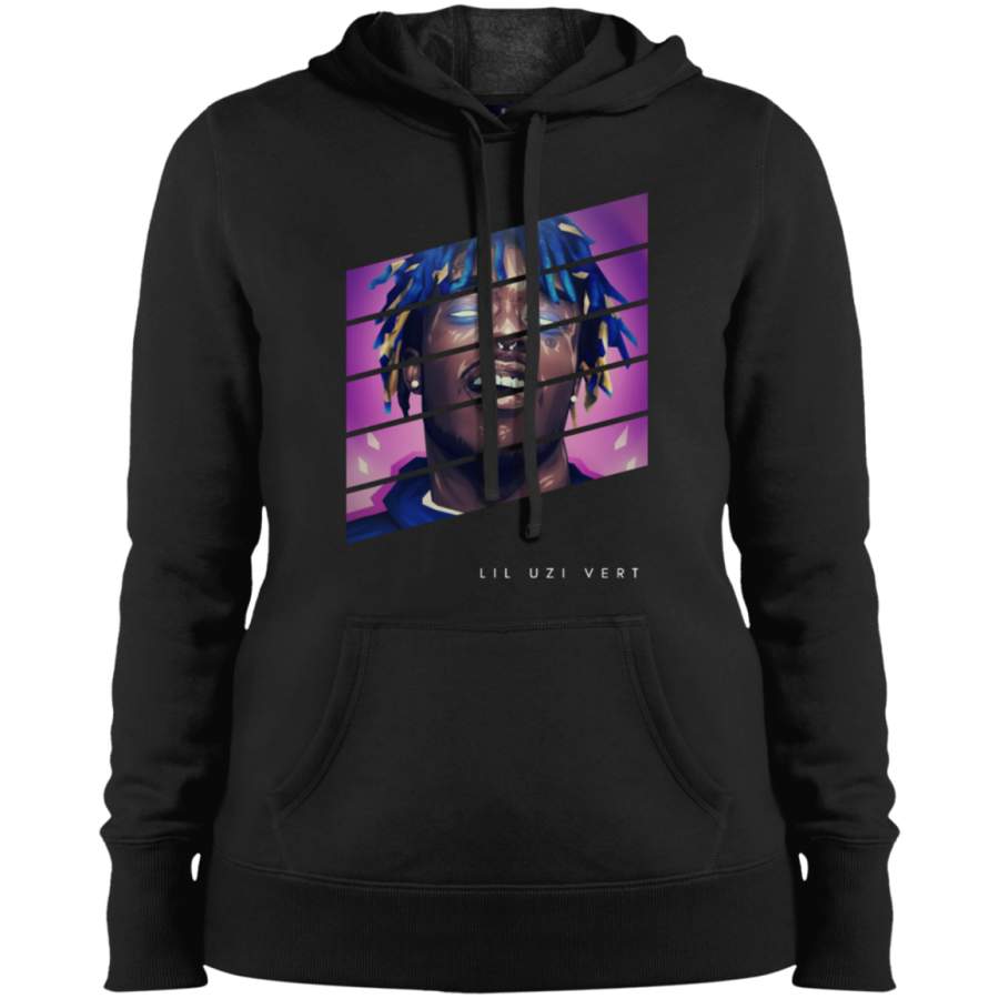 AGR Lil Uzi Vert Art By Erock Ladies’ Pullover Hooded Sweatshirt