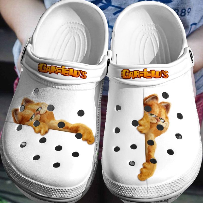 Garfield Crocs Crocband Comfortable Clogs Shoes for men women kids