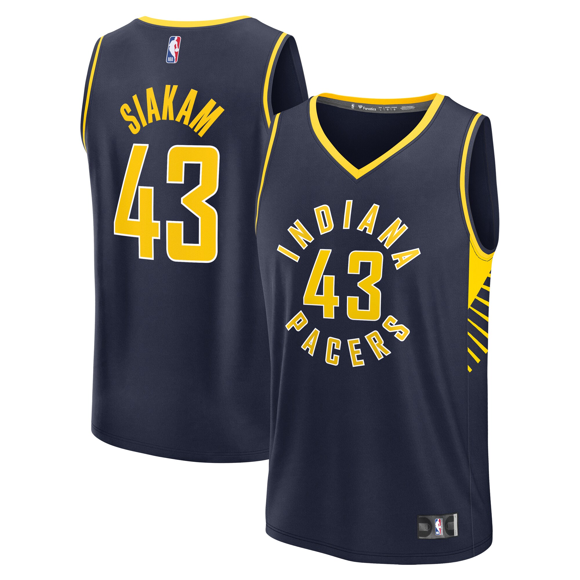 Pascal Siakam Indiana Pacers Branded Youth Fast Break Player Jersey – Icon Edition – Navy