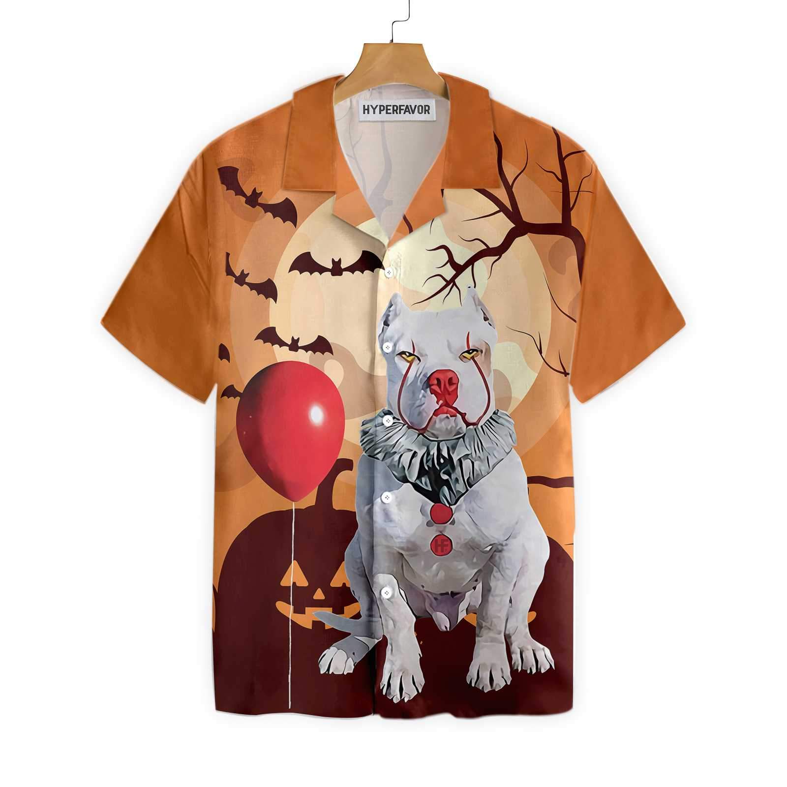 Pitbull Has Been Ready For Halloween Since Last Halloween Hawaiian Shirt, Cool Halloween Shirt For Men And Women