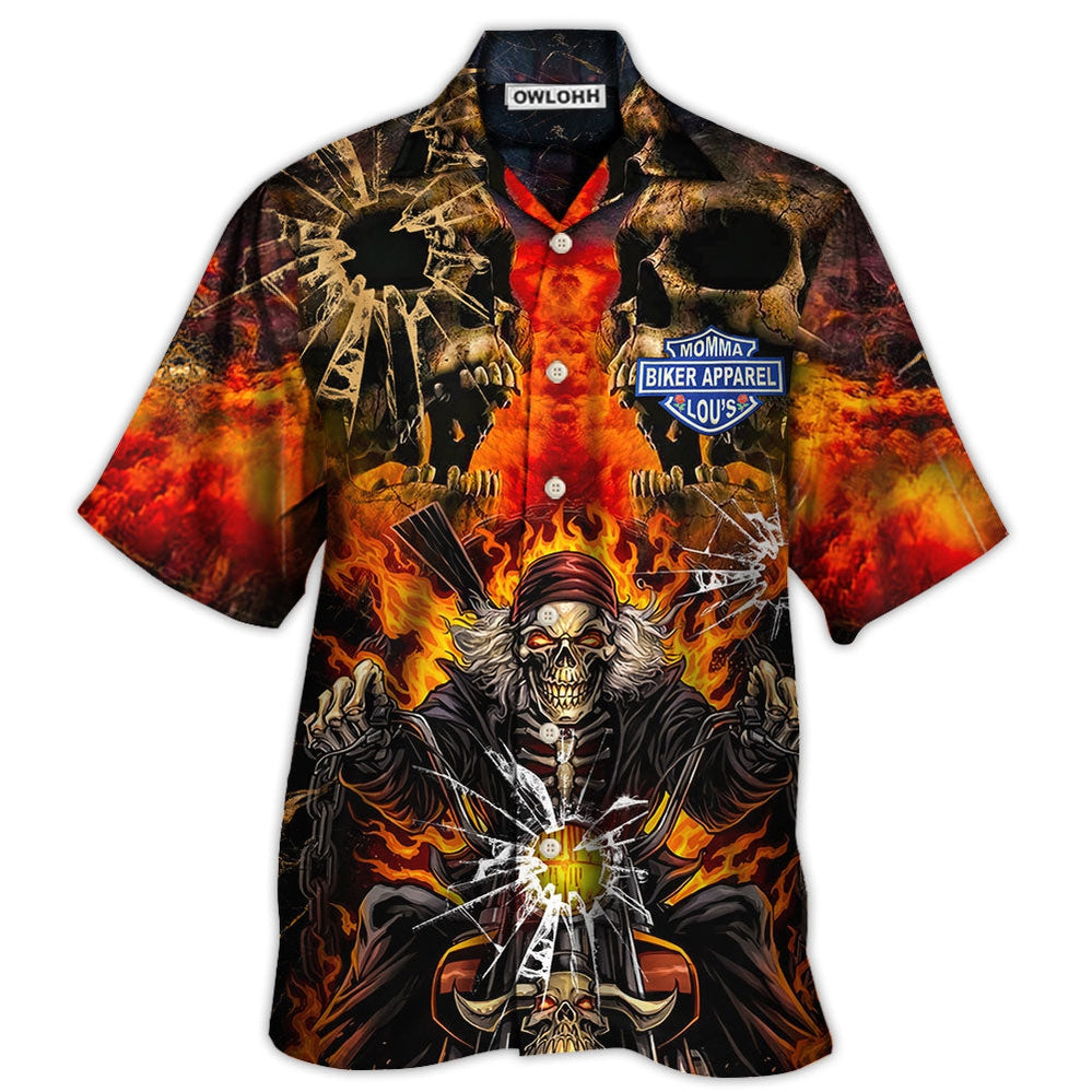 Skull Biker Lovely Style Hawaii Shirt Ha20226