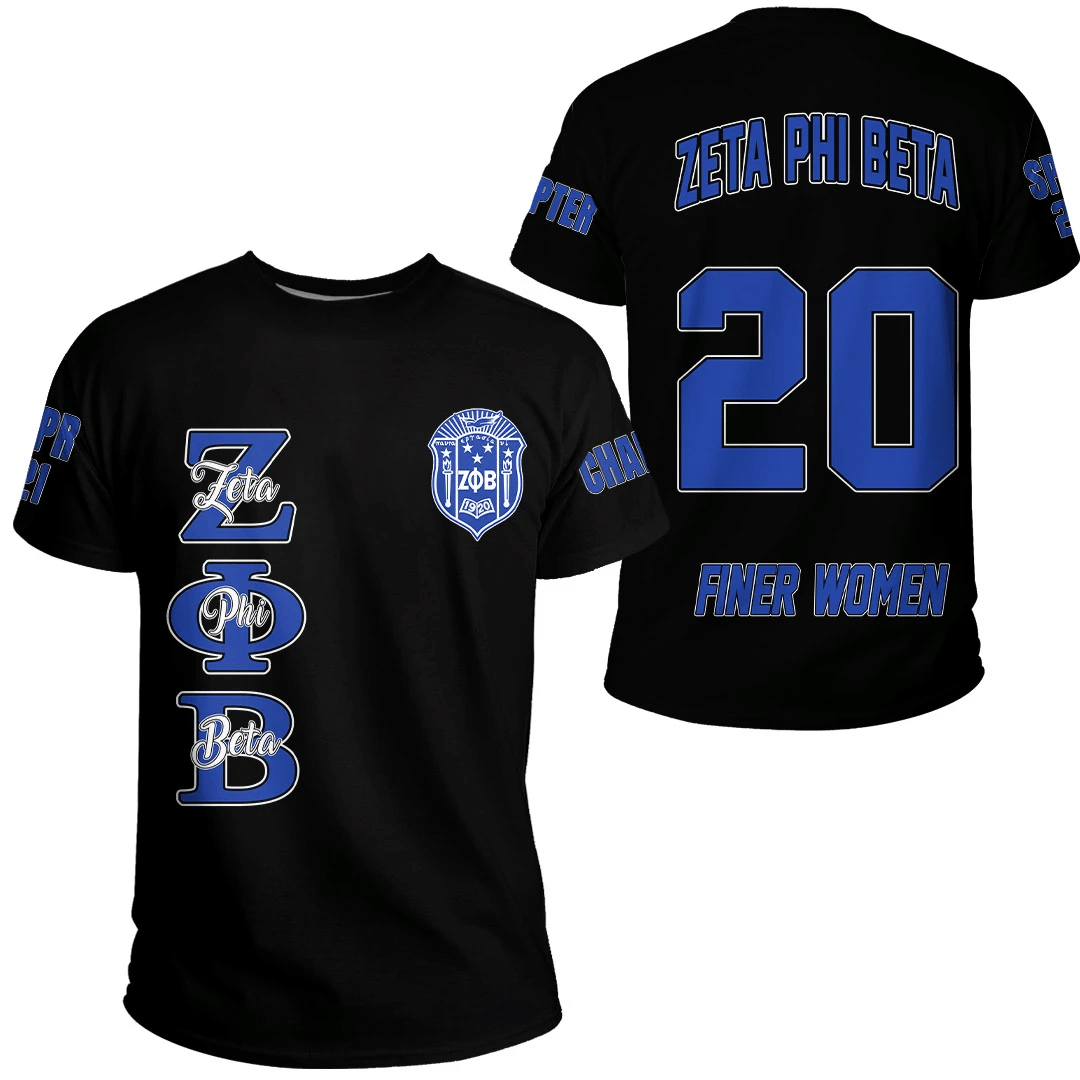 Sorority Tshirt – Personalized Zeta Phi Beta Tshirt