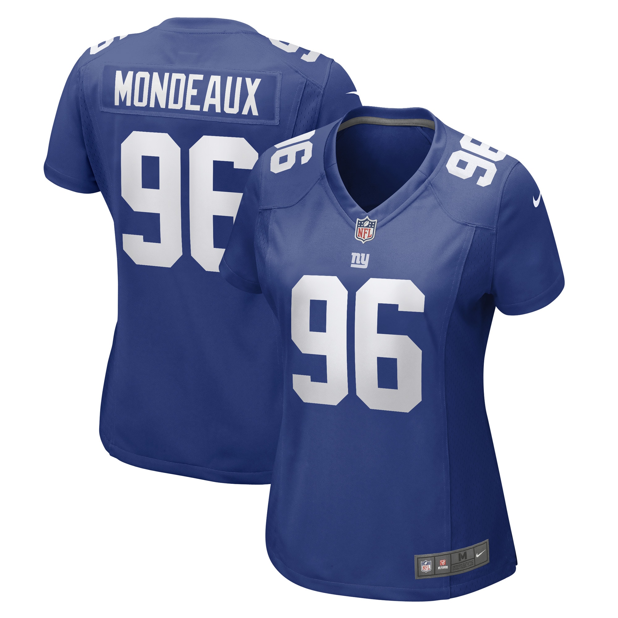 Women’s New York Giants Henry Mondeaux Royal Game Player Jersey