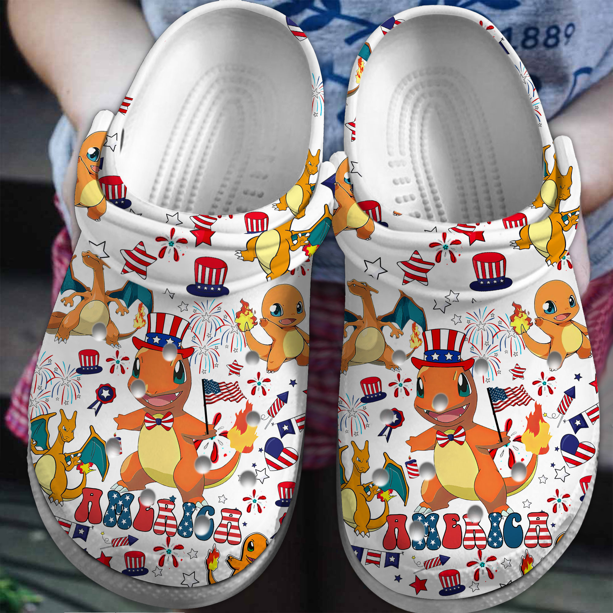 Premium Pokemon Cartoon Crocs Crocband Clogs Shoes Comfortable For Men Women and Kids 4