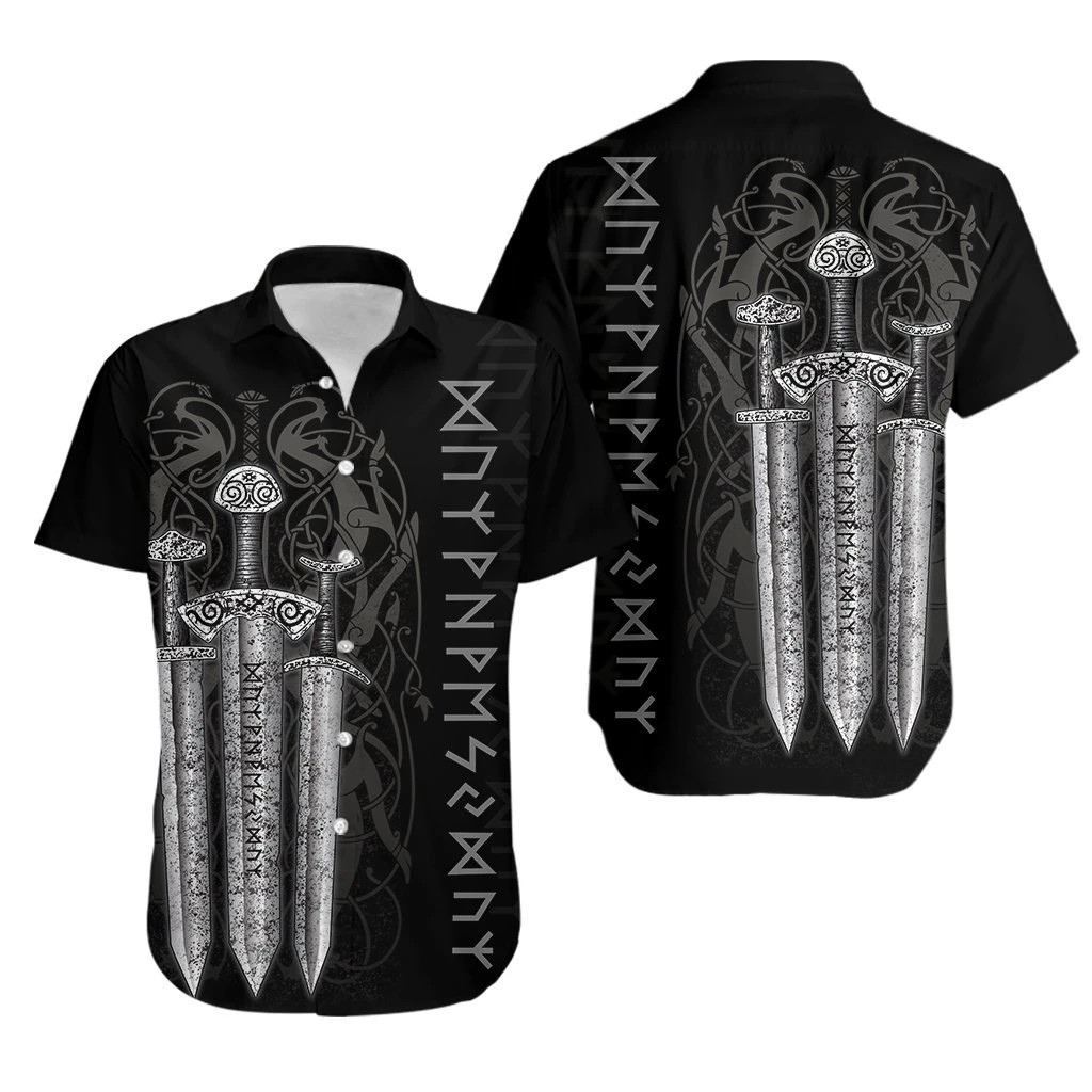 Viking Sword Hawaii Shirt Unisex Adult Ha83246