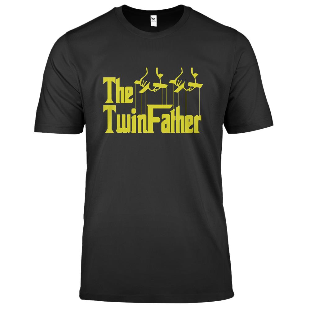 He Twinfather Funny Father Of Twins Funny Dad Fathers Day Premium T Shirts