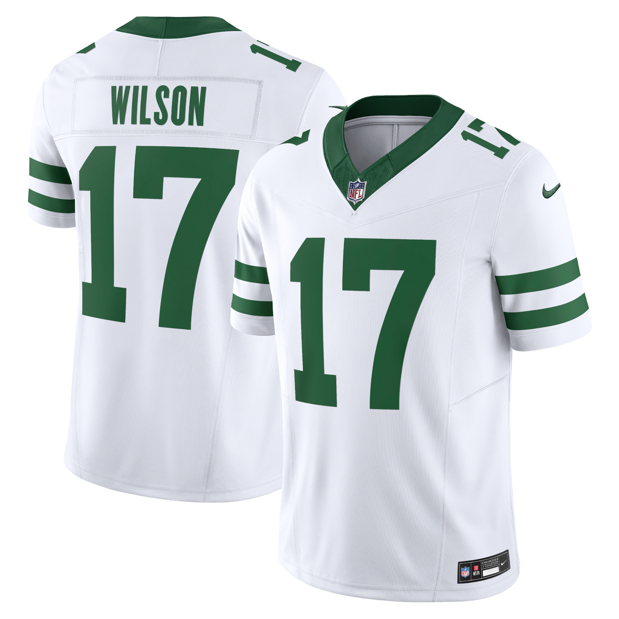 Garrett Wilson New York Jets Vapor F.U.S.E. Limited Jersey – White