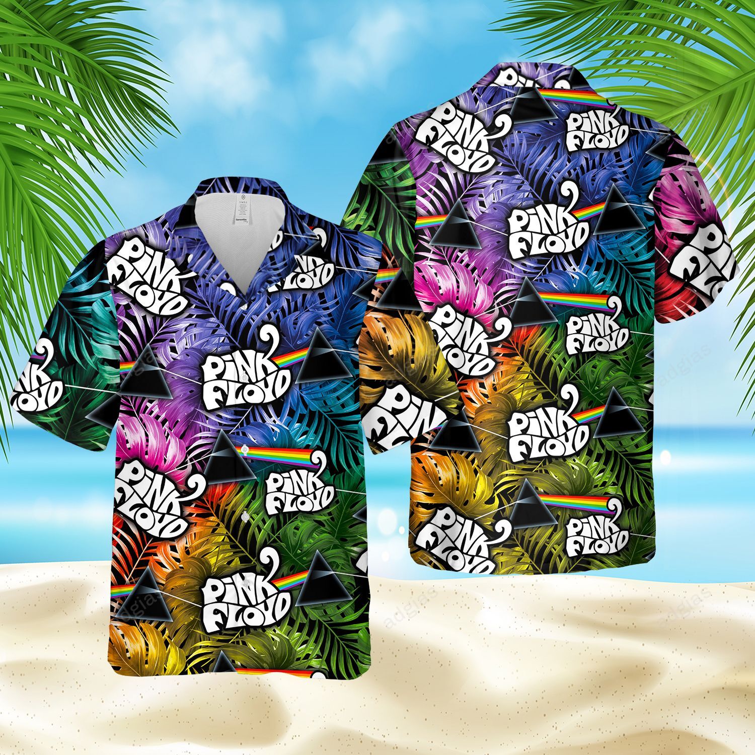 Floy Hawaii Tie Dye Summer Beach Short Sleeve Shirt Ha11671