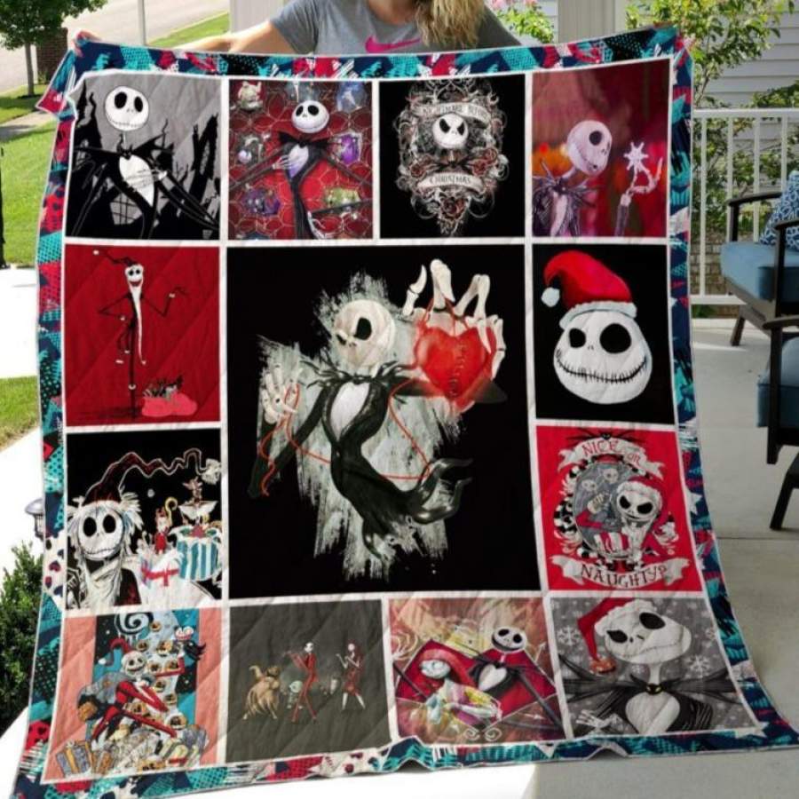 The Nightmare Before Christmas Quilt Blanket1 EmprintsTOP