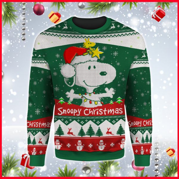 A Charlie Brown Christmas Ugly Christmas Knitting Pattern 3D Sweater