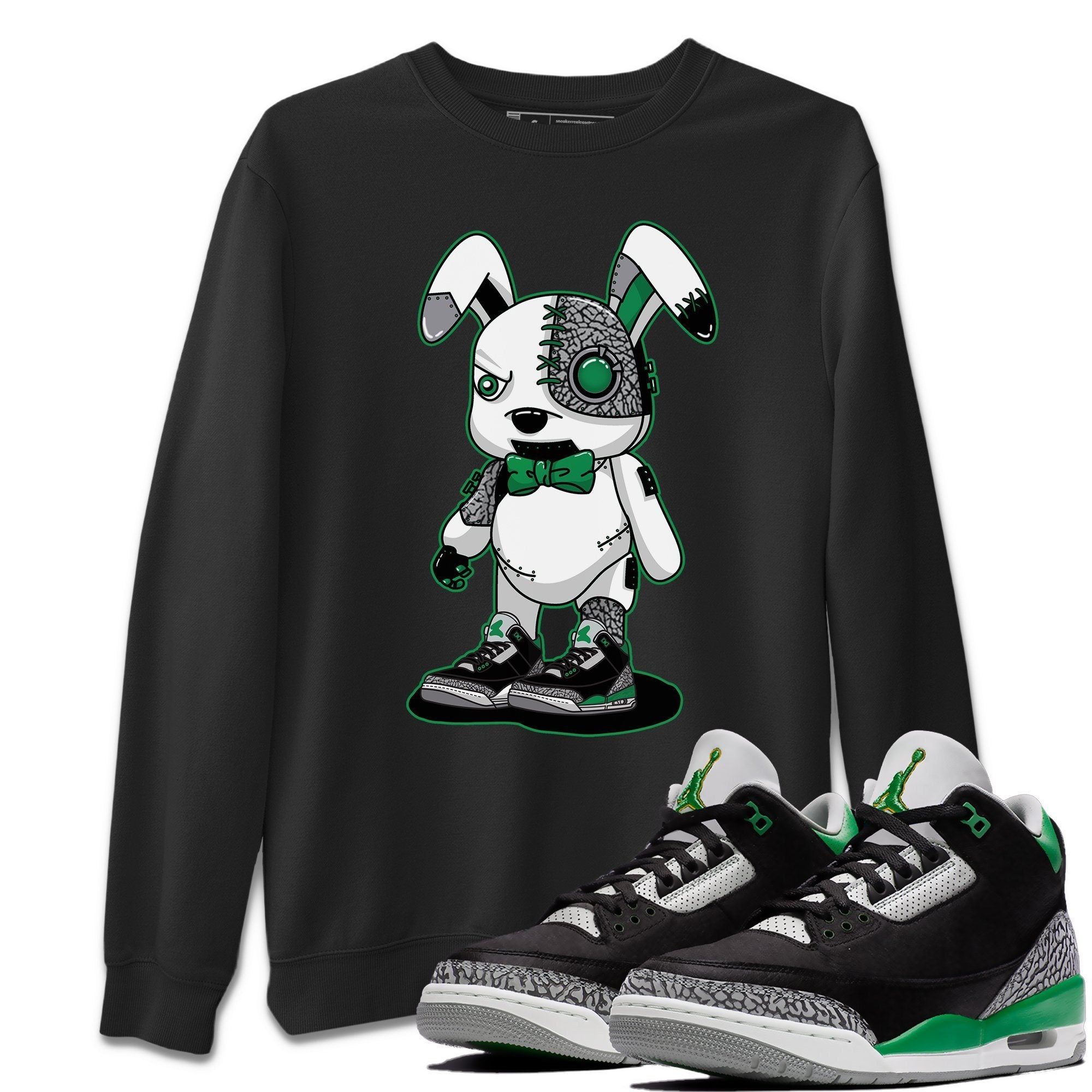 Cyborg Bunny Sweatshirt – Air Jordan 3 Pine Green